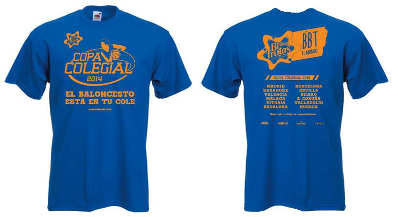 Camiseta Oficial Copa Colegial 2014 por Bifrutas