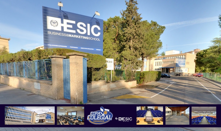 Acuerdo de patrocinio FBC y ESIC en Copa Colegial Zaragoza