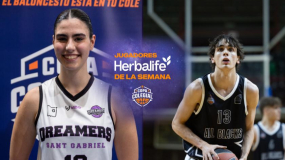 Ana Abans (Sant Gabriel) y Sergi Teruel (La Llauna), MVP