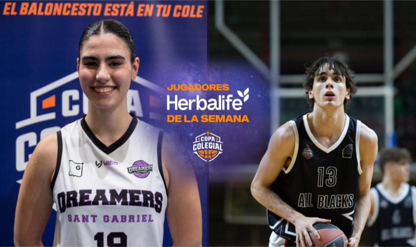 Ana Abans (Sant Gabriel) y Sergi Teruel (La Llauna), MVP