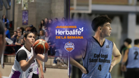 Ana Abans (Sant Gabriel) y Xavi Tirado (St Andreu Natzaret), MVP