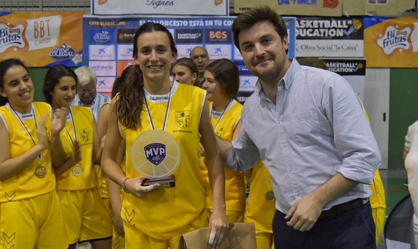 Andrea Gascón de Luna, la más valiosa de la Copa Colegial Sevilla 2018