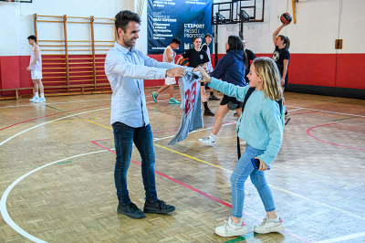 Estampa de la ilusión colegial