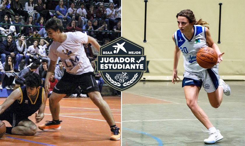 Belén Perdiguer y Alberto García, Mejores Jugadores Estudiantes de 2020