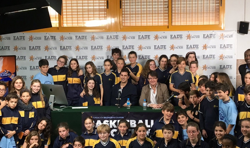 BIE Málaga: Colegio León XIII vibra con Óscar Lisbona y el Dr. Rubén Sanz