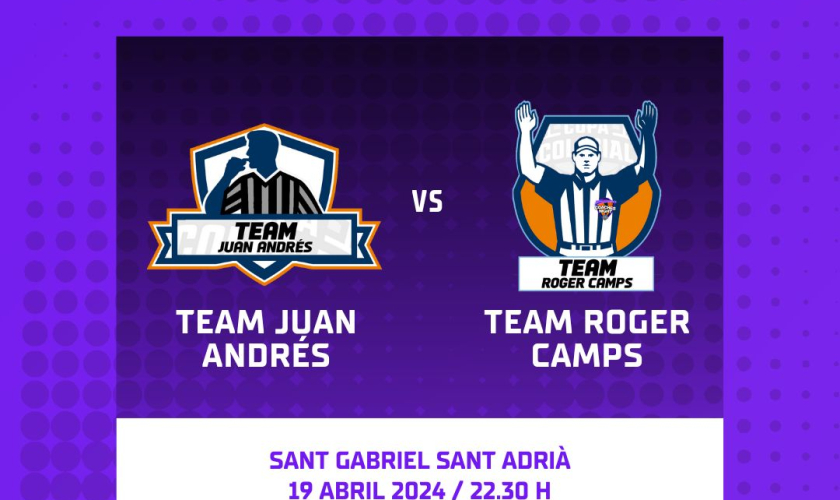 BOOM: Juan Andrés y Roger Camps, ¡entrenadores de la Copa Colegial en el Coaches Night!