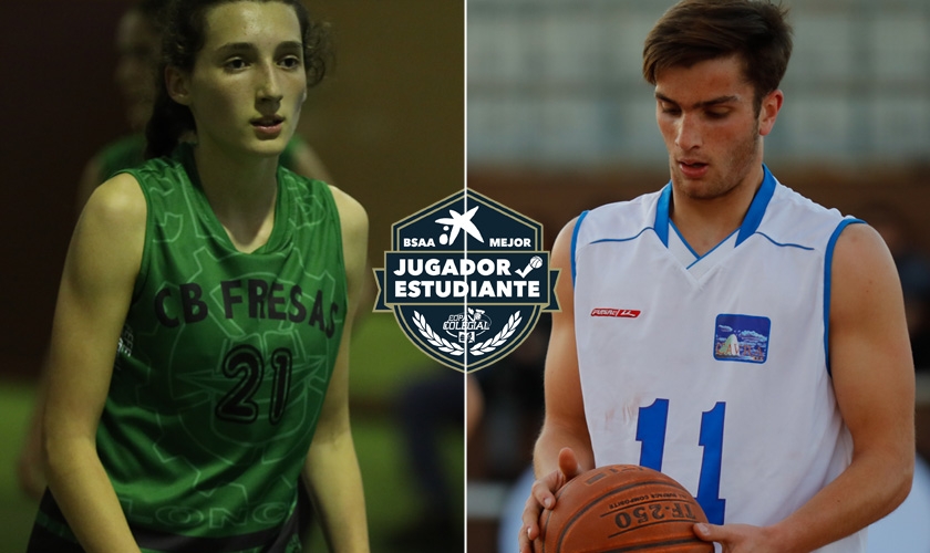 Candela Urbano y Diego Delgado se llevan el premio BSAA al Mejor Jugador-Estudiante