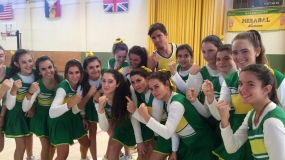 Cheerleading training en Colegio Mirabal 