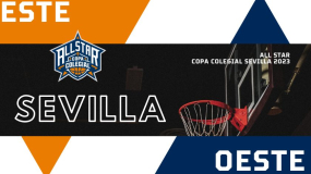 Confirmadas las plantillas de Este y Oeste en el All Star Sevilla 23