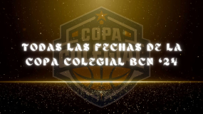 Conoce todas las fechas clave de la Copa Colegial Barcelona 2024