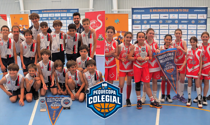 Corazonistas (F) y San Agustín (M) Pequecampeones Valladolid 2023