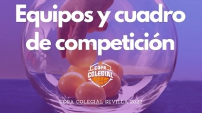 Cuadro y equipos de la Copa Colegial Sevilla 2022