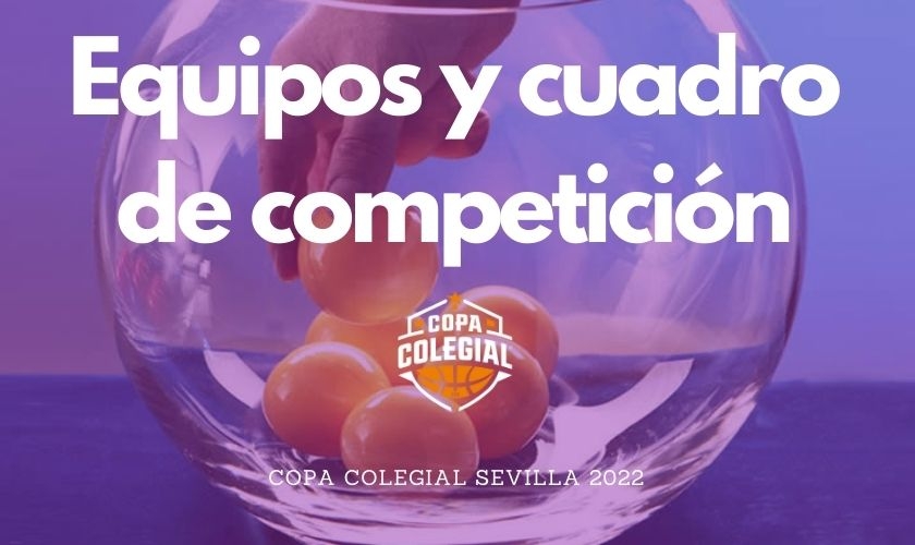 Cuadro y equipos de la Copa Colegial Sevilla 2022