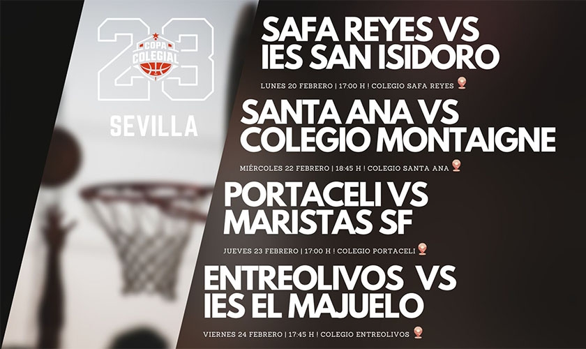 Cuartos de final femeninos Full HD en Copa Colegial Sevilla