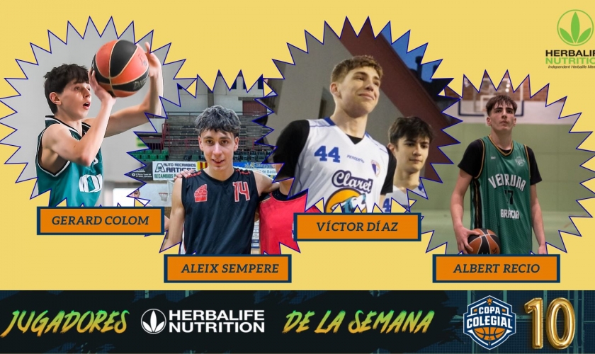 Díaz, Colom, Sempere y Recio, candidatos a MVP Herbalife de la 5ª semana: vota a tu favorito