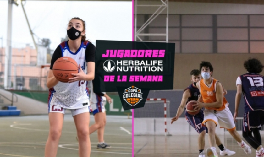 Dos killers: Natalia Figueroa (Manyanet) e Iñigo Azcoitia (SMP), Jugadores de la Semana en Madrid