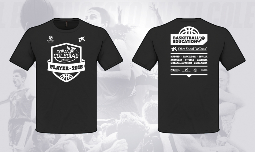 ¡Espectacular! Os presentamos la camiseta de la Copa Colegial 2018