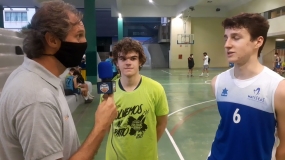 Esteban Denia y Marcos Mejía: "Ha sido un partido muy duro. Al final estábamos muertos"