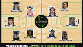 Estos son los Mejores Quintetos Herbalife de Copa Colegial Valencia 2023