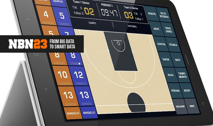 Estrenamos estadísticas avanzadas gracias a NBN23 y FBM