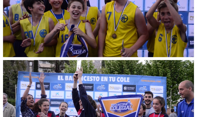 Estudio y Corazonistas, los más chulapos haciéndose con la Pequecopa