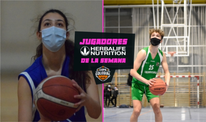 Gonzalo Díaz (Irlandesas) y Carla Alonso (Jesús María), segundos Jugadores de la Semana en Madrid