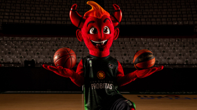 Habemus mascota: El Dimoni del Joventut liderará la fiesta colegial en el Olímpic