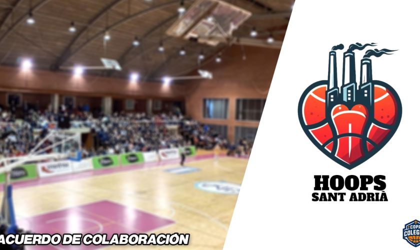 Hoops Sant Adrià y Copa Colegial Catalunya: un acuerdo solidario