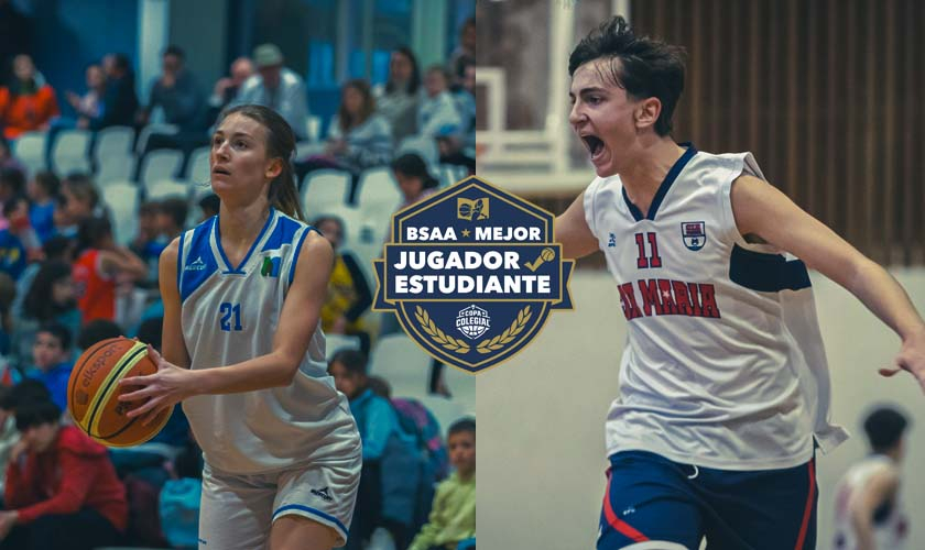 Inés Usón y Nacho De Rosendo, los mejores jugadores - estudiantes del año en Zaragoza Inés Usón y Nacho De Rosendo, los mejores jugadores - estudiantes del año en Zaragoza