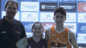 Irene Gaspar y Álvaro Campos conquistan la línea de tres