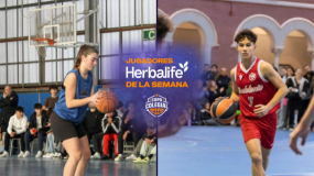 Jan Camps (Badalonès) y Èlia Pla (Joan Pelegrí), MVP