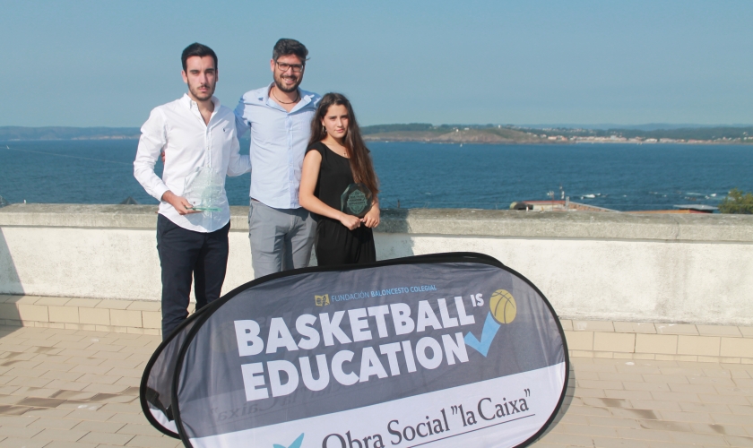 José Antonio Cobián y Sabela Jiménez, Premio BSAA al mejor jugador estudiante