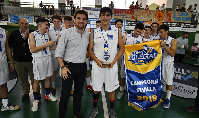 José Carlos Ruíz García, el más valioso de la Copa Colegial Sevilla 2018 José Carlos Ruíz García, el más valioso de la Copa Colegial Sevilla 2018
