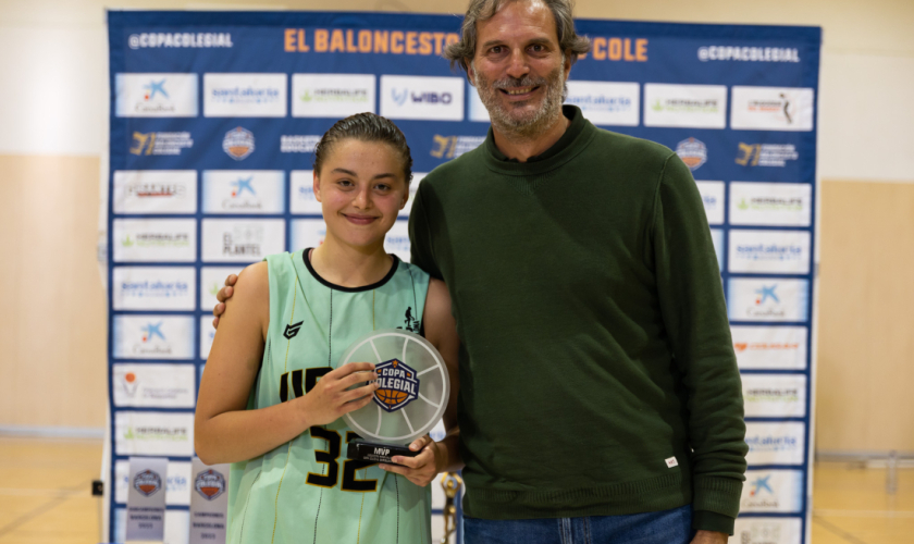 Laia Esteban (Virolai), MVP femenina de la Copa Colegial BCN 2023 Laia Esteban (Virolai), MVP femenina de la Copa Colegial BCN 2023