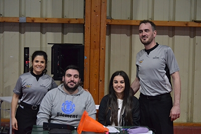 León y Ferreira (árbitros); Lahoz y Lamana (mesa)