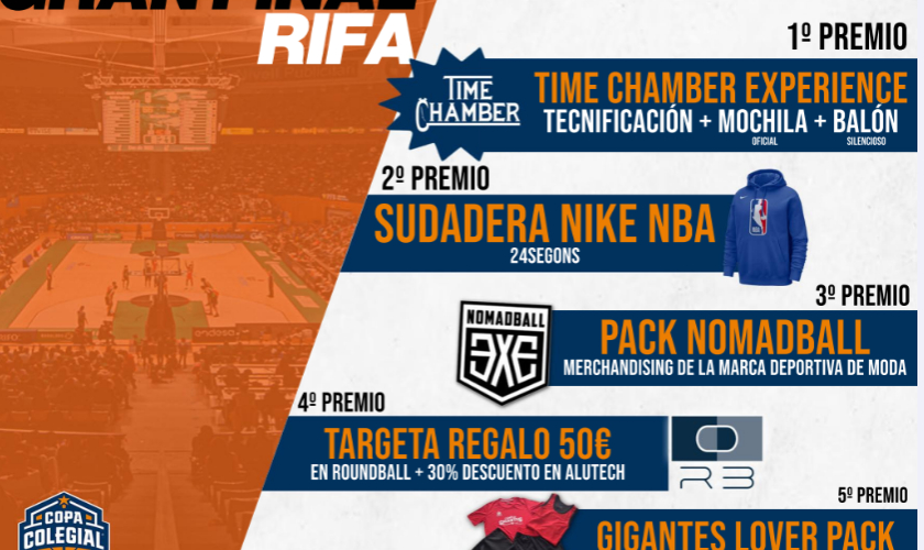 Llega la Tómbola Colegial al Olímpic de Badalona: ¡conoce todos los premios que repartiremos mañana