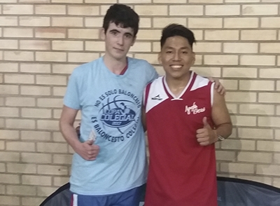 Jorge Azuara y Denison Changoluisa