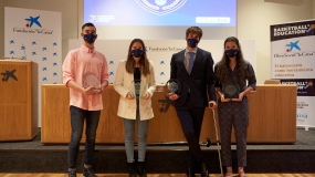 Los cuatro ganadores del premio BSAA Mejor Jugador-Estudiante 2020 y 2021, al habla (VÍDEO)