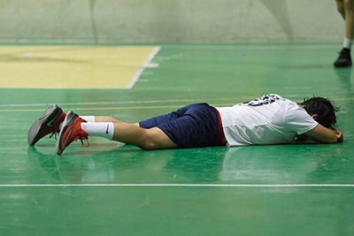 Perales se lamenta tras perder el balón