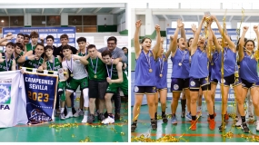 Los primeros campeones de 2023: SAFA Reyes e IES El Majuelo repiten estandarte en Sevilla