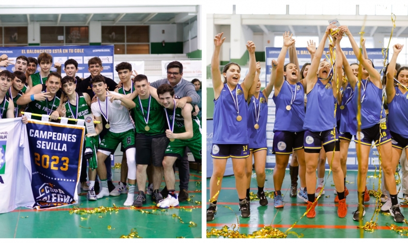 Los primeros campeones de 2023: SAFA Reyes e IES El Majuelo repiten estandarte en Sevilla