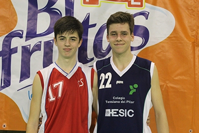 Cortés y Domingo, los mejor del partido