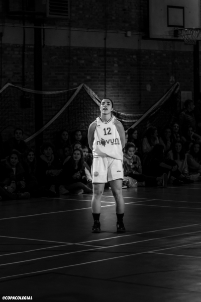 Ines Christien, muy concentrada siempre