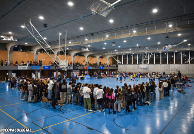 Ambientazo en el pabellón 