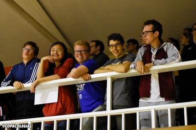 Los hooligans visitantes, a los que mas se les oía