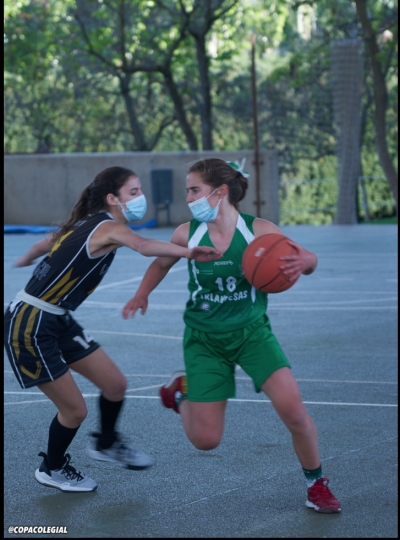 Mucha intensidad en el partido.