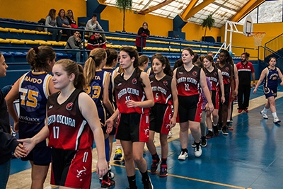 Gran ambiente al final del partido