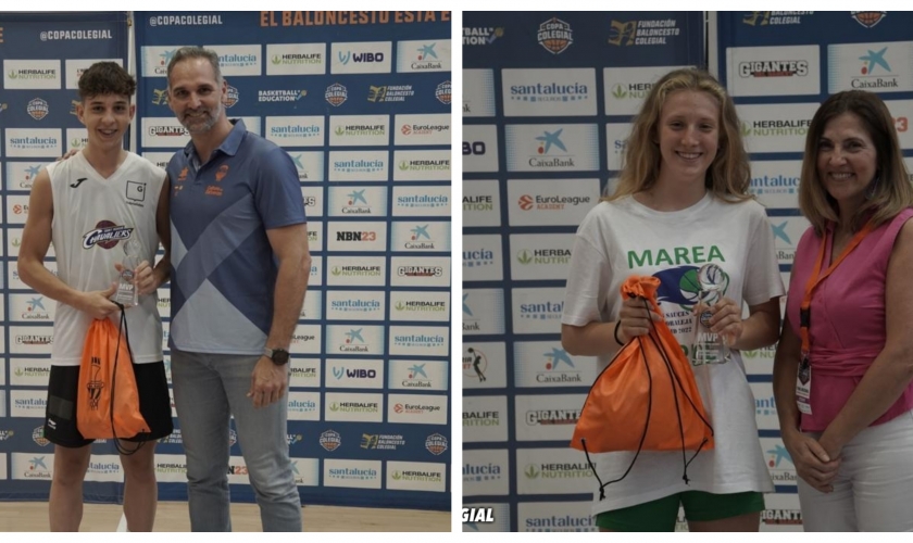 Mar Nagore y Pol Ríos, MVP de la Final Nacional en Valencia Mar Nagore y Pol Ríos, MVP de la Final Nacional en Valencia
