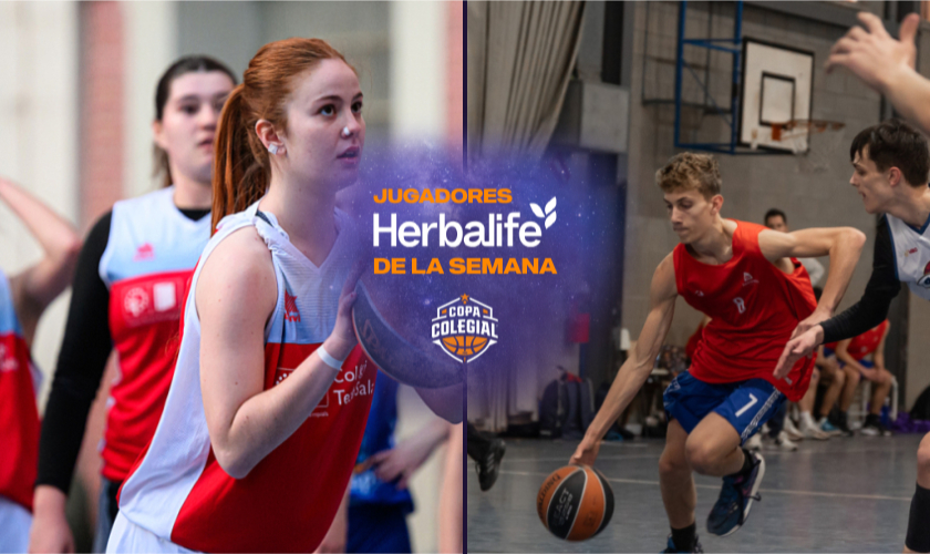 Marc Jiménez (Salesians Horta) y Judith Saiz (Tecla Sala), MVP