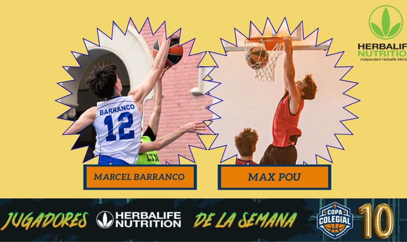 Marcel Barranco (Claret) o Max Pou (St Ignasi): vota al MVP de la 11ª semana en BCN Marcel Barranco (Claret) o Max Pou (St Ignasi): vota al MVP de la 11ª semana en BCN